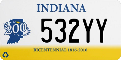 IN license plate 532YY