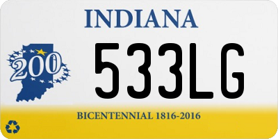 IN license plate 533LG