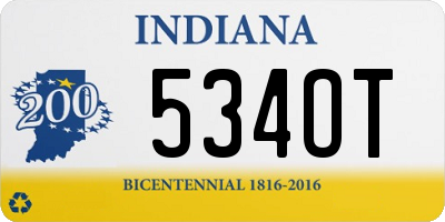 IN license plate 534OT