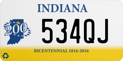 IN license plate 534QJ