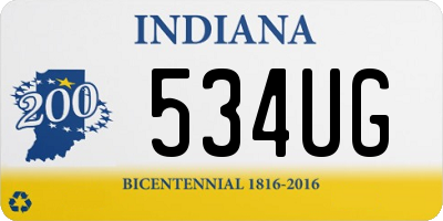 IN license plate 534UG