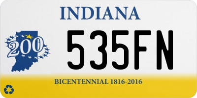 IN license plate 535FN