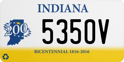 IN license plate 535OV