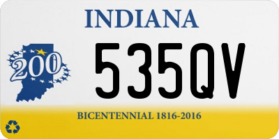 IN license plate 535QV