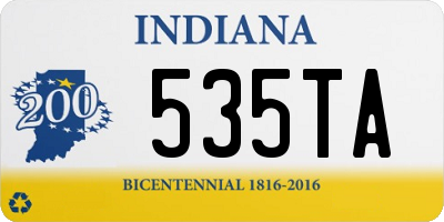 IN license plate 535TA