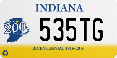 IN license plate 535TG