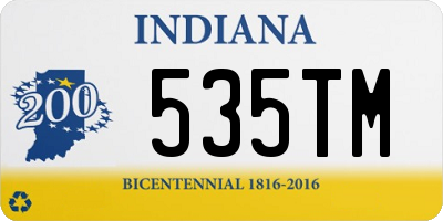 IN license plate 535TM