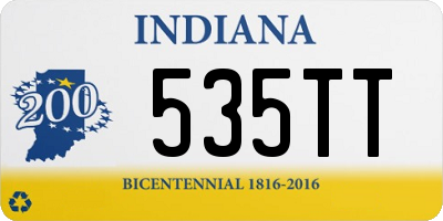 IN license plate 535TT