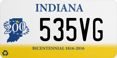 IN license plate 535VG