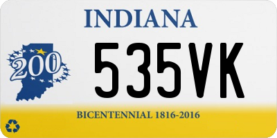 IN license plate 535VK