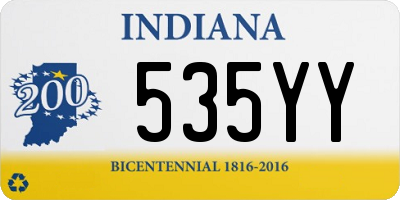 IN license plate 535YY