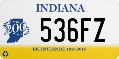 IN license plate 536FZ