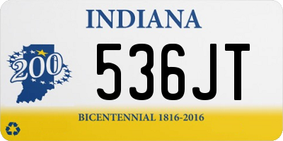 IN license plate 536JT