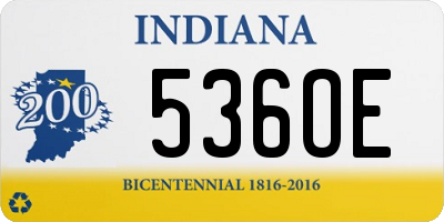 IN license plate 536OE