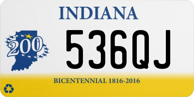 IN license plate 536QJ