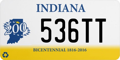 IN license plate 536TT