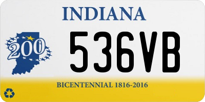 IN license plate 536VB