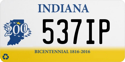 IN license plate 537IP