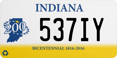 IN license plate 537IY