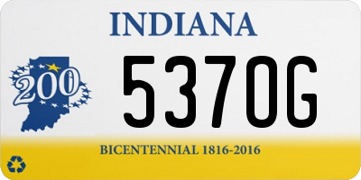 IN license plate 537OG