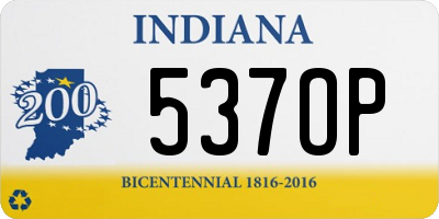 IN license plate 537OP