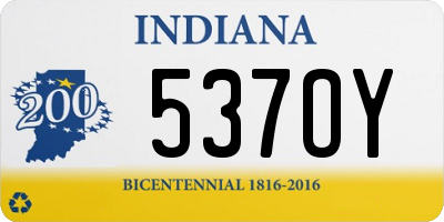 IN license plate 537OY
