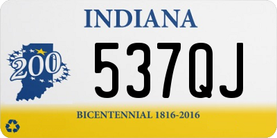 IN license plate 537QJ