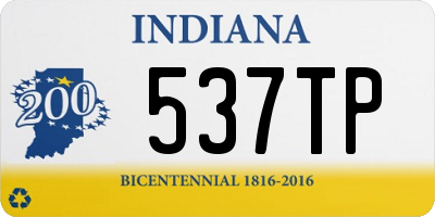 IN license plate 537TP