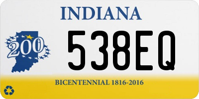 IN license plate 538EQ