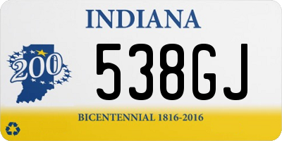 IN license plate 538GJ