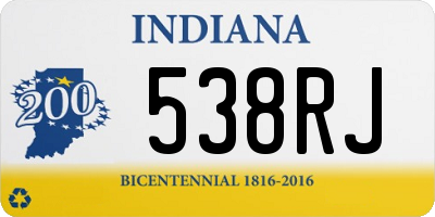 IN license plate 538RJ