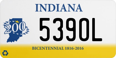 IN license plate 539OL