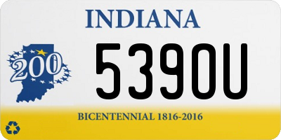 IN license plate 539OU