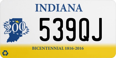 IN license plate 539QJ