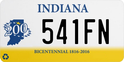 IN license plate 541FN