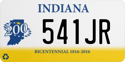 IN license plate 541JR