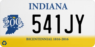 IN license plate 541JY