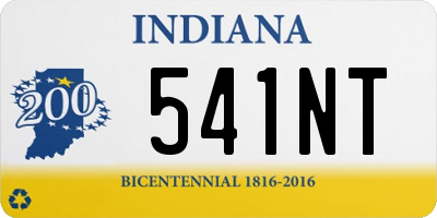 IN license plate 541NT