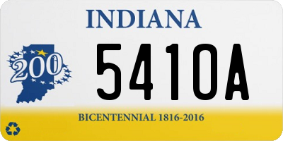 IN license plate 541OA