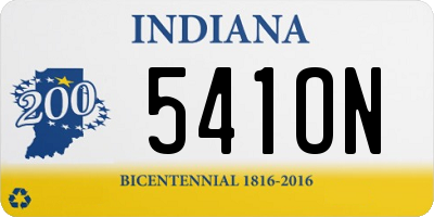 IN license plate 541ON