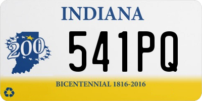 IN license plate 541PQ