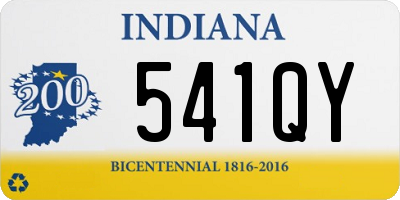 IN license plate 541QY