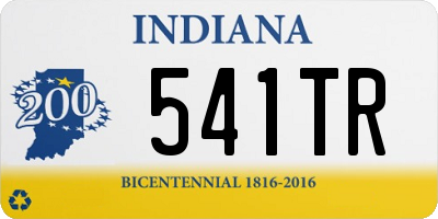 IN license plate 541TR