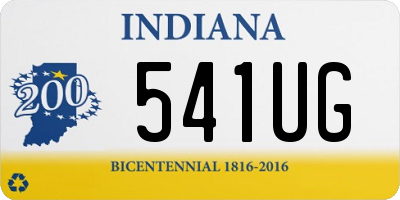 IN license plate 541UG