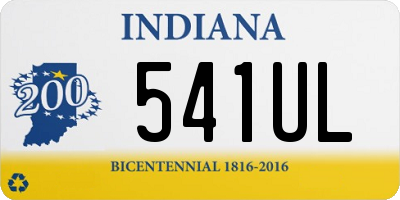 IN license plate 541UL