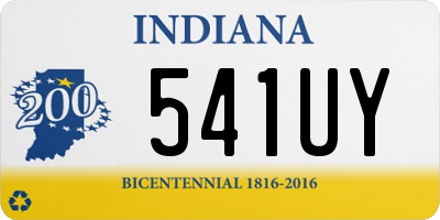 IN license plate 541UY