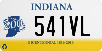 IN license plate 541VL