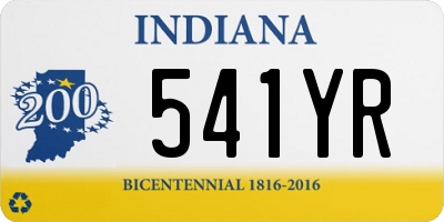 IN license plate 541YR