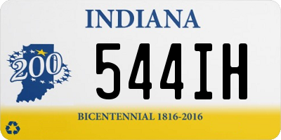 IN license plate 544IH