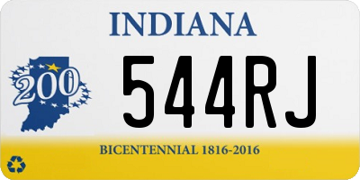 IN license plate 544RJ